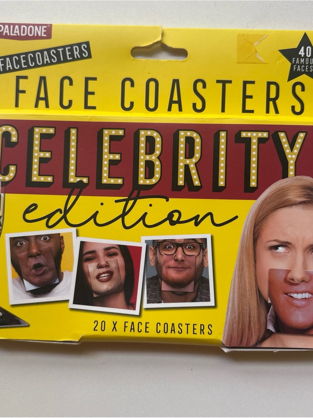 Paladone Celebrity Edition Face Coasters -20 times face coasters